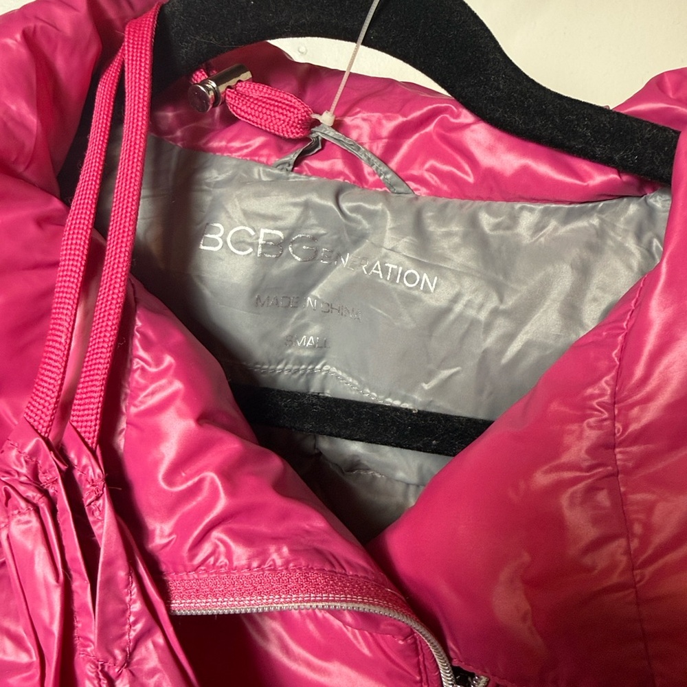 BCBG Packable Pink Puffer Jacket - Picture 2 of 4